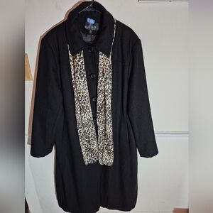 BRAEFAIR 60% WOOL/40%VISCOSE MIDI-ANKLE LENGTH COAT-VINTAGE